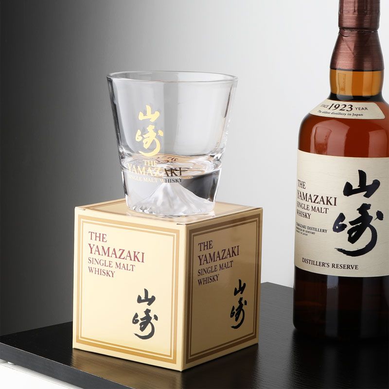 Whisky Beer And Wine - 빈티지 일본 후지 위스키 컵, 설산