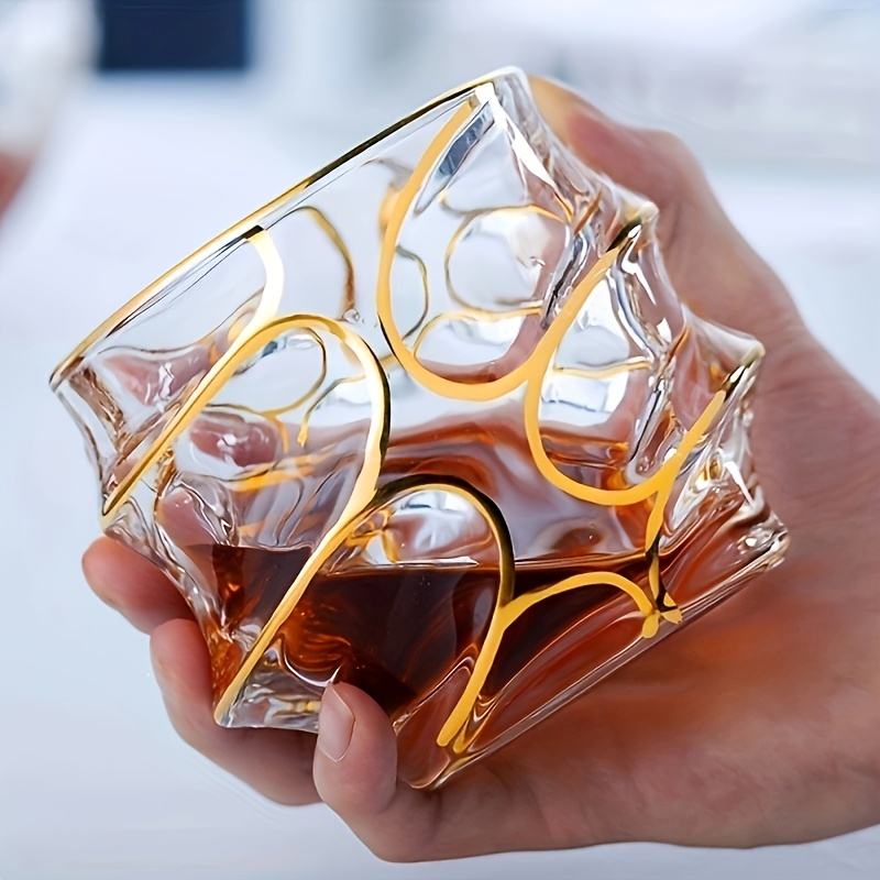위스키 글라스 텀블러 골든 라인 와인 위스키 잔 골든  - Whisky Beer And Wine 리뷰 및 가격