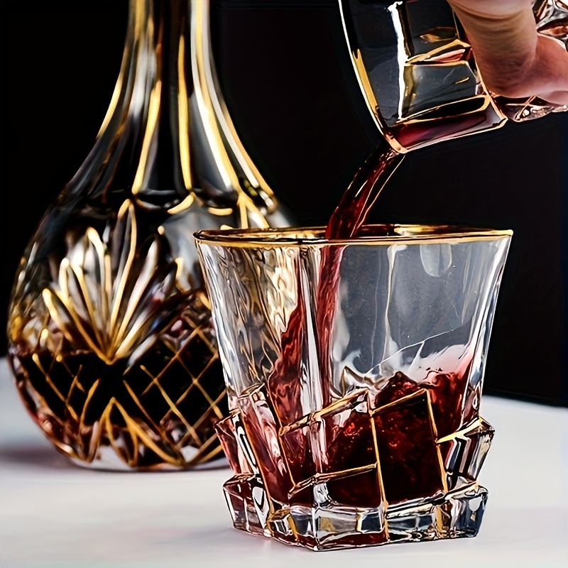 위스키 글라스 텀블러 골든 라인 와인 위스키 잔 골든  - Whisky Beer And Wine 리뷰 및 가격