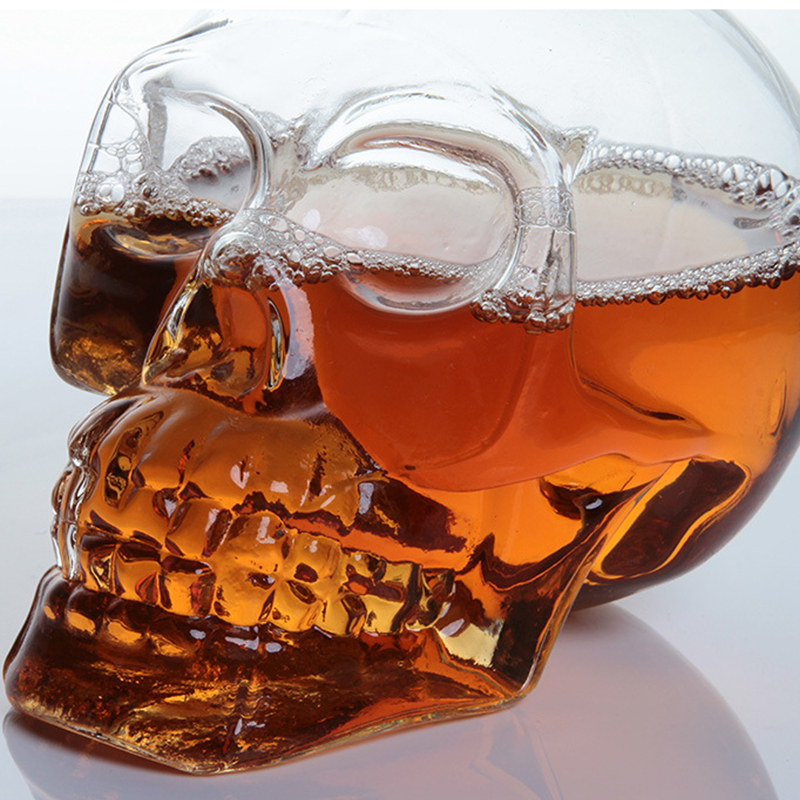 창의적인 해골 머리 디캔터 크리스탈 병, 보드카 와인  - Whisky Beer And Wine 리뷰 및 가격