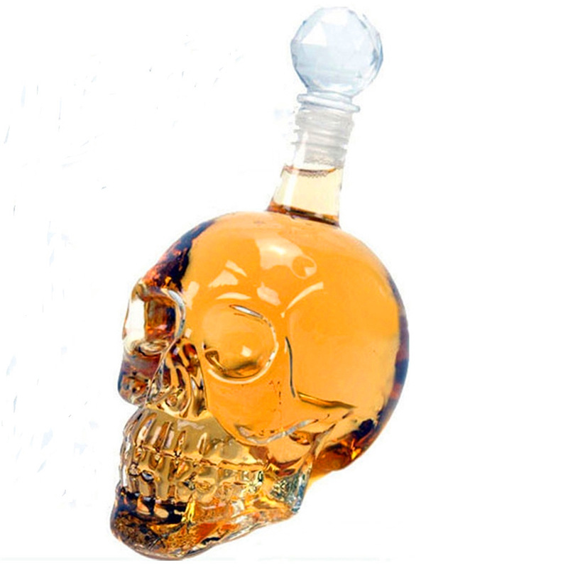창의적인 해골 머리 디캔터 크리스탈 병, 보드카 와인  - Whisky Beer And Wine 리뷰 및 가격